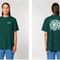 T-Shirt Straight Glazed Green